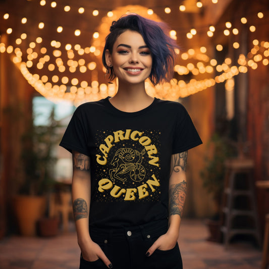 Capricorn Queen Astrology Tee