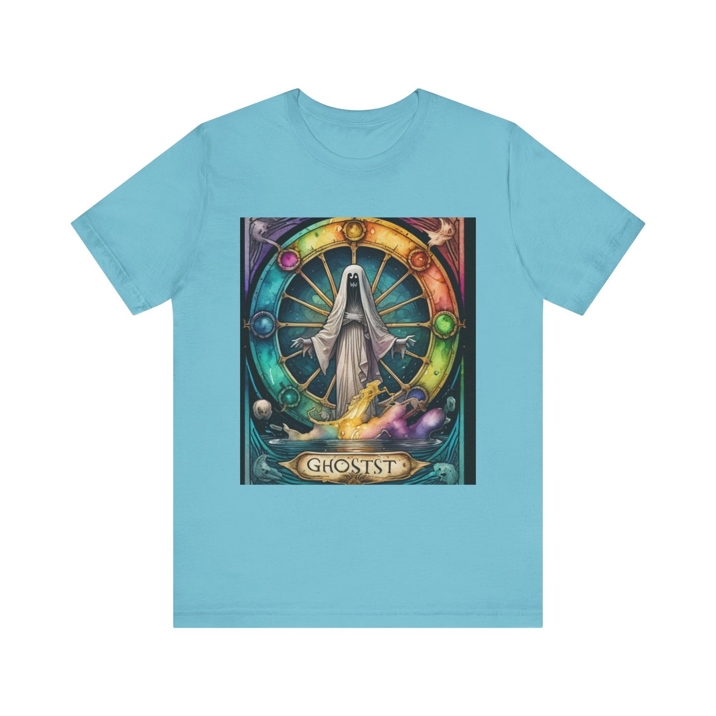 Wheel of Time Tarot Card Ghost Inspired tee