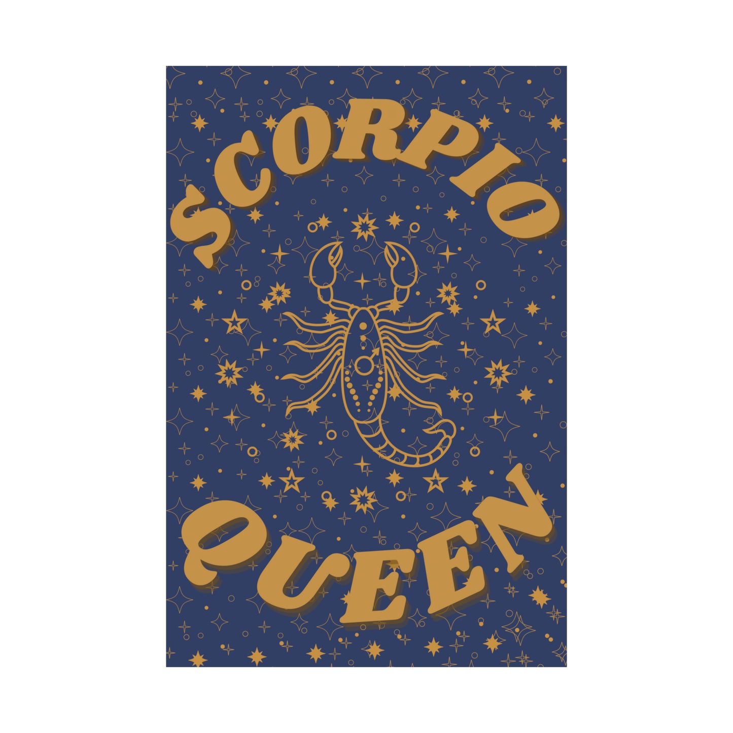 Scorpio Queen Poster