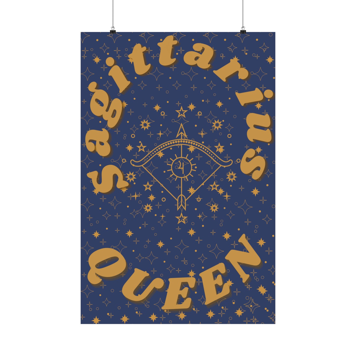 Sagittarius Queen Poster