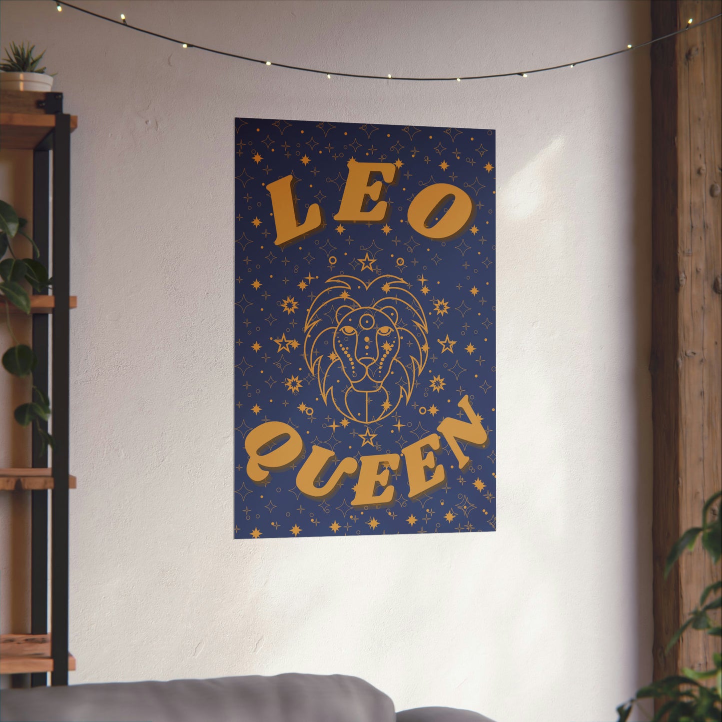 Leo Queen Poster