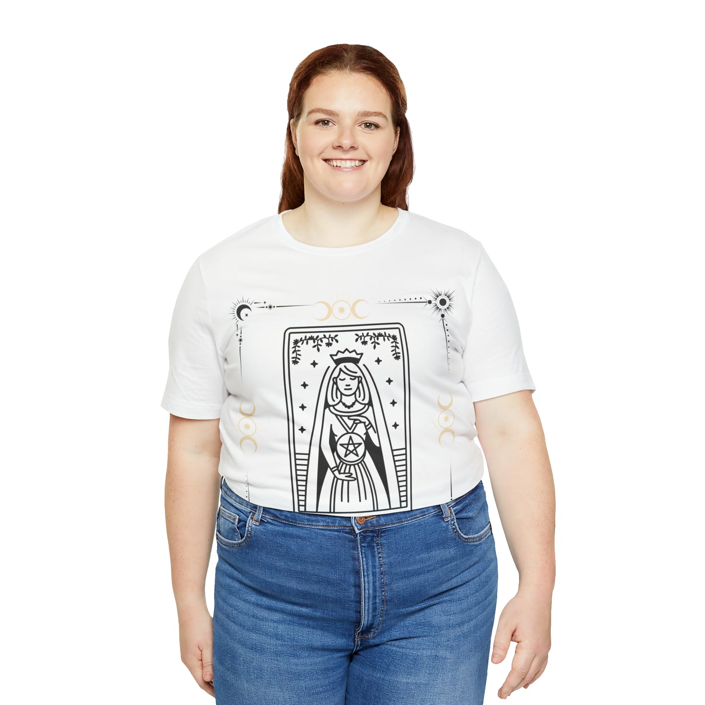 Queen of Pentacles inspired Tarot tee