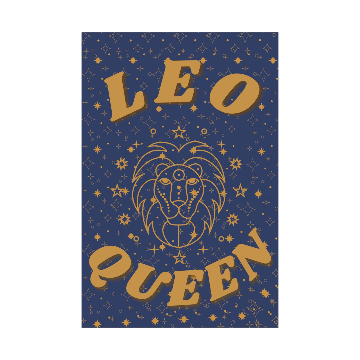 Leo Queen Poster