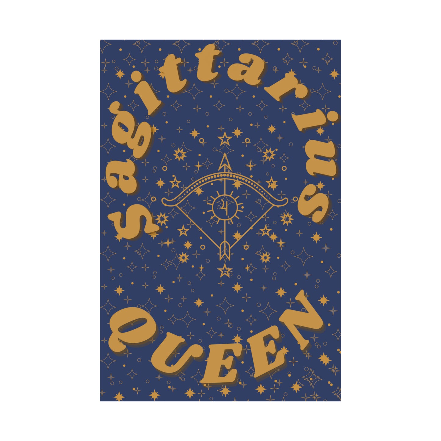 Sagittarius Queen Poster