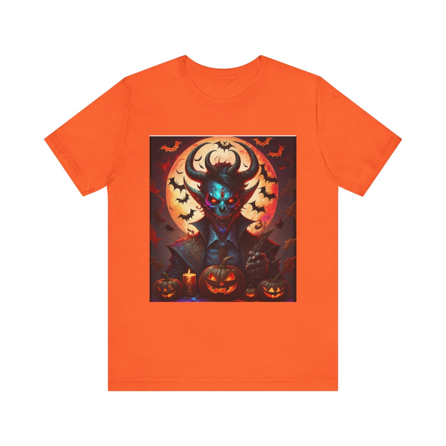 "Limited Edition Halloween Devil Tarot Card Tee: Unleash the Dark Side!"