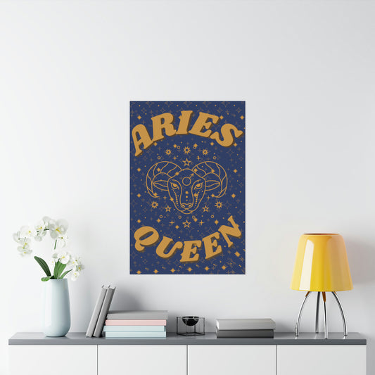 Aries Queen Poster