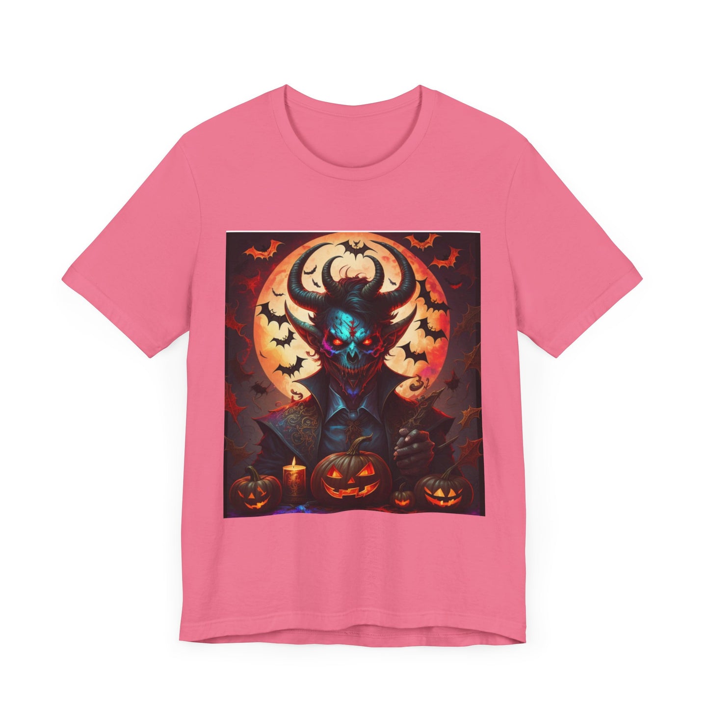 "Limited Edition Halloween Devil Tarot Card Tee: Unleash the Dark Side!"