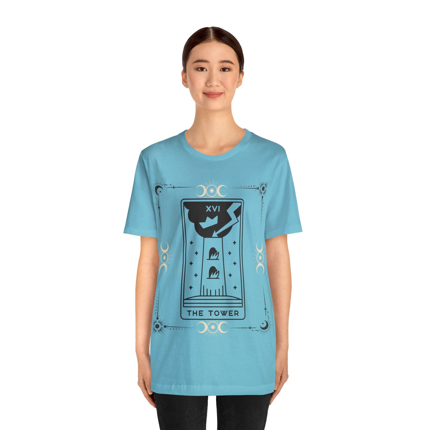 The Tower Card Tarot Inspired Tee