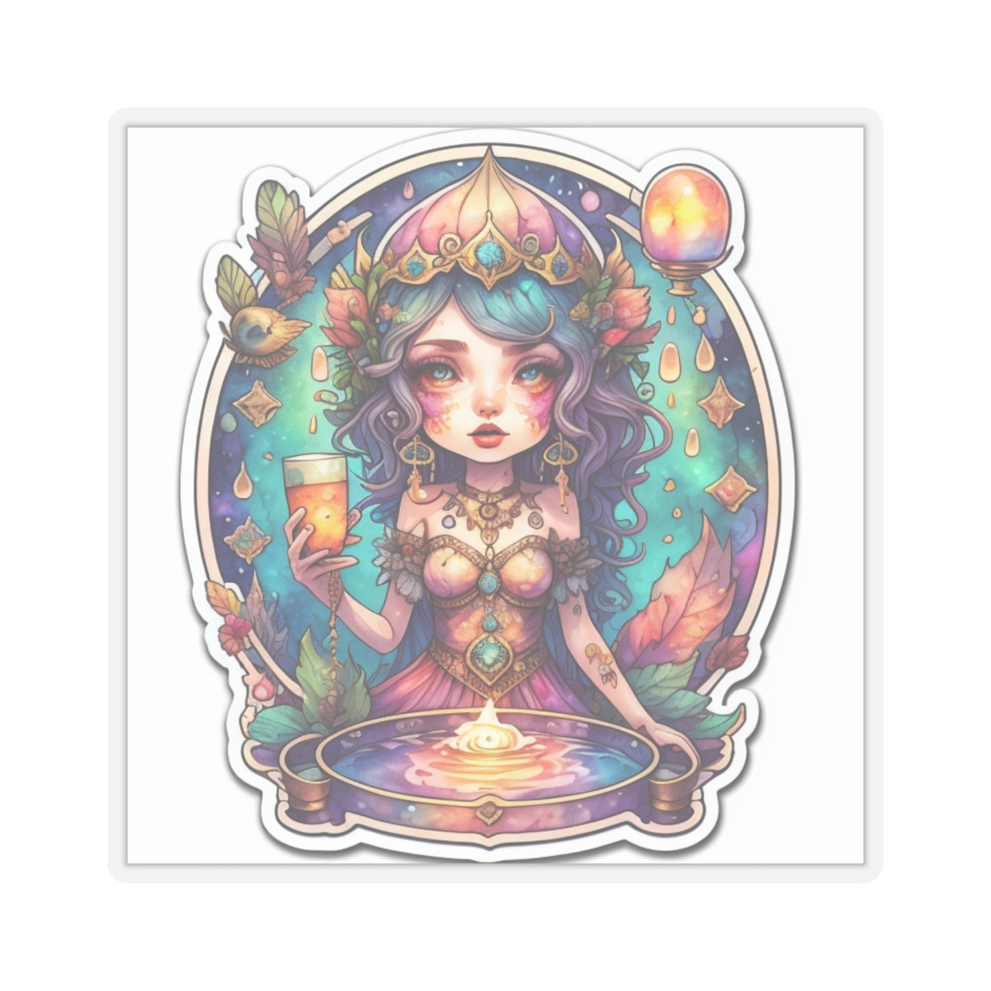 Cute Tarot themed sticker