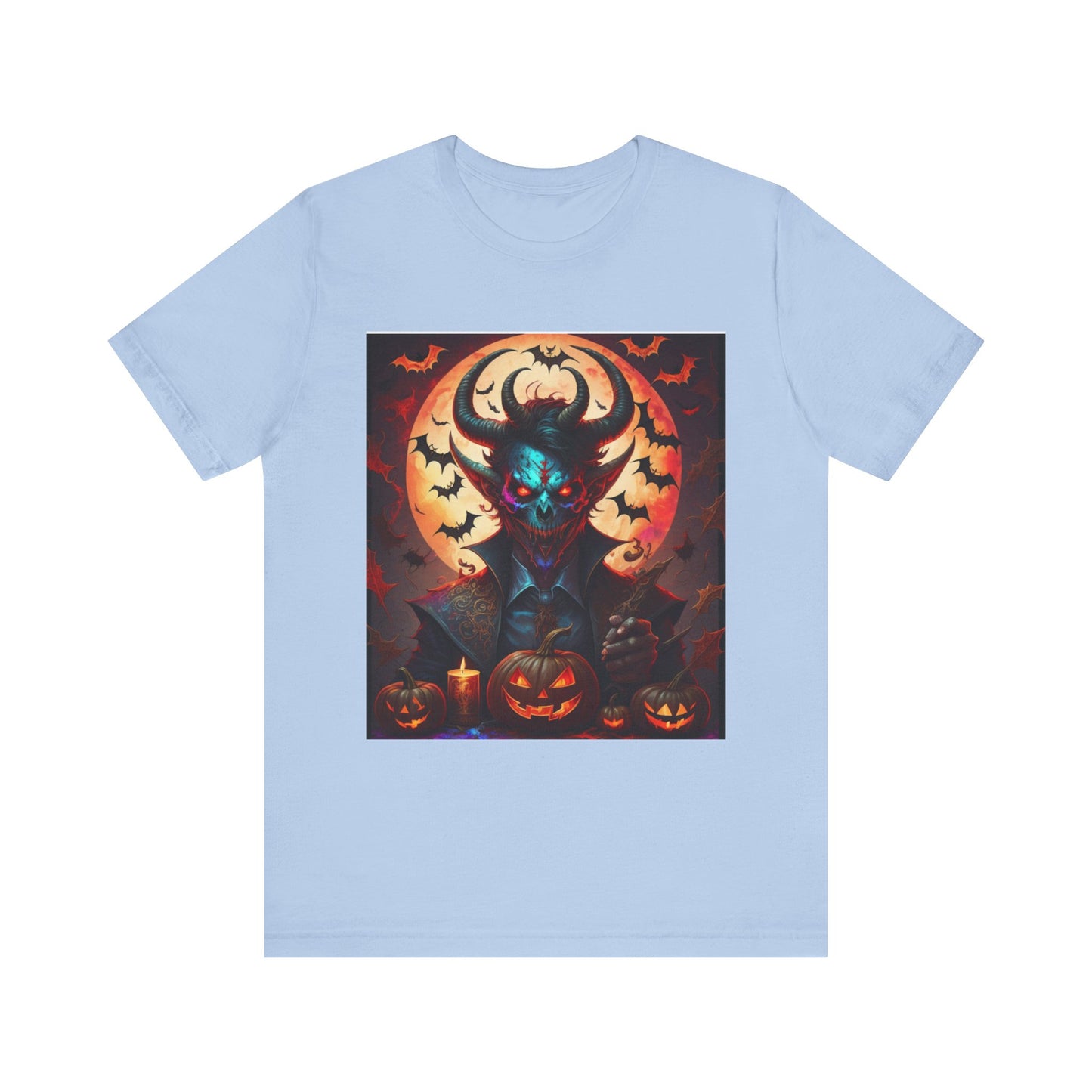 "Limited Edition Halloween Devil Tarot Card Tee: Unleash the Dark Side!"