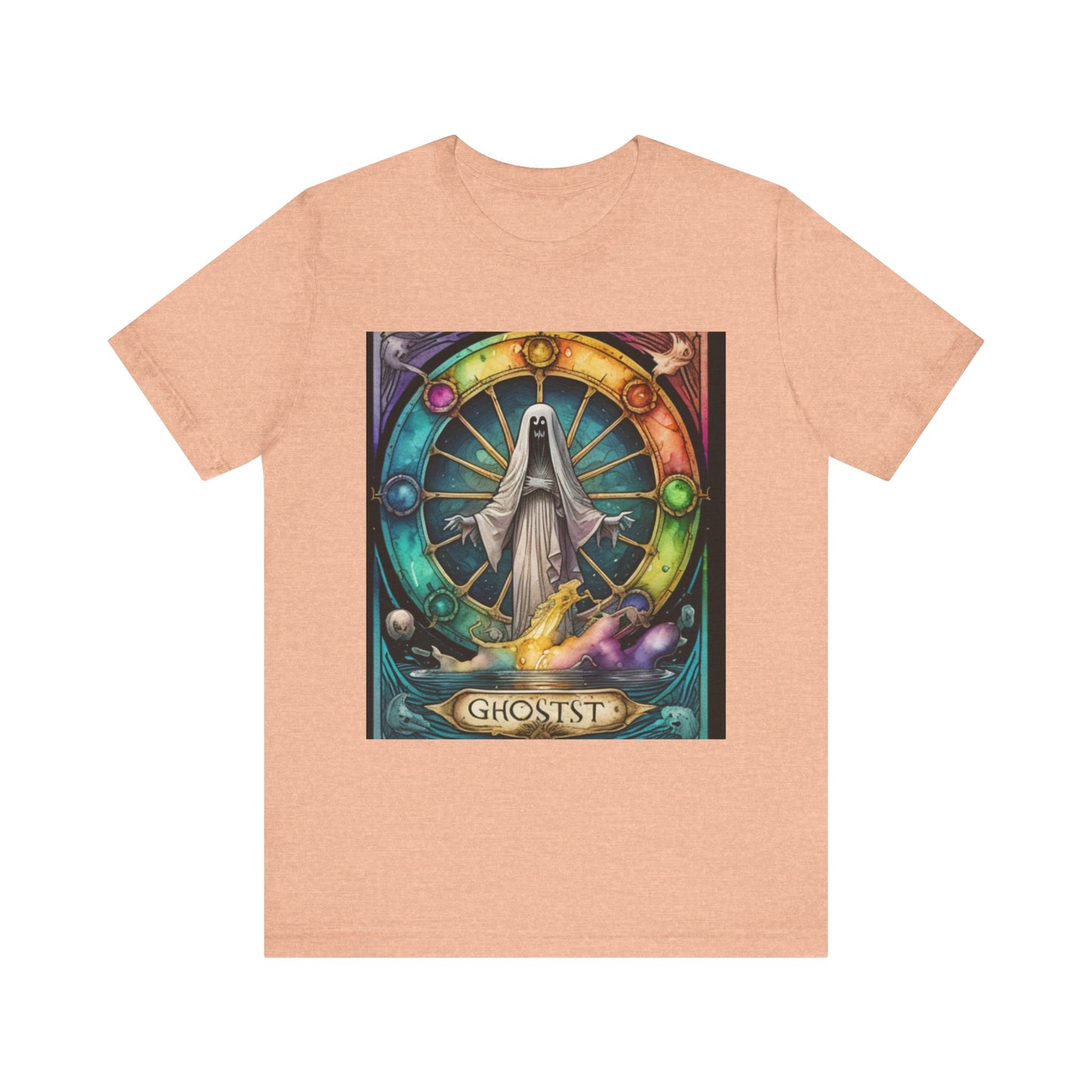 Wheel of Time Tarot Card Ghost Inspired tee