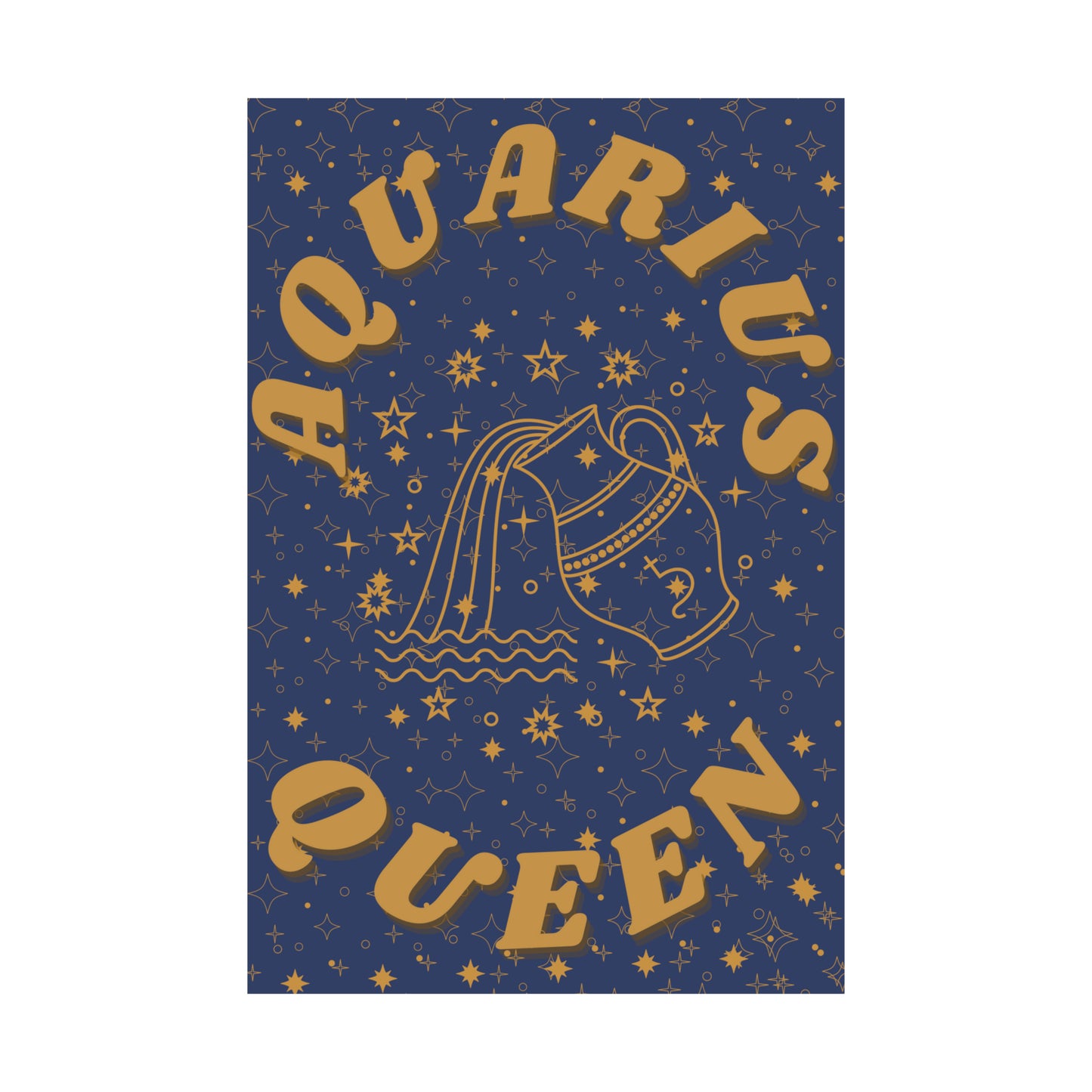 Aquarius Queen Poster