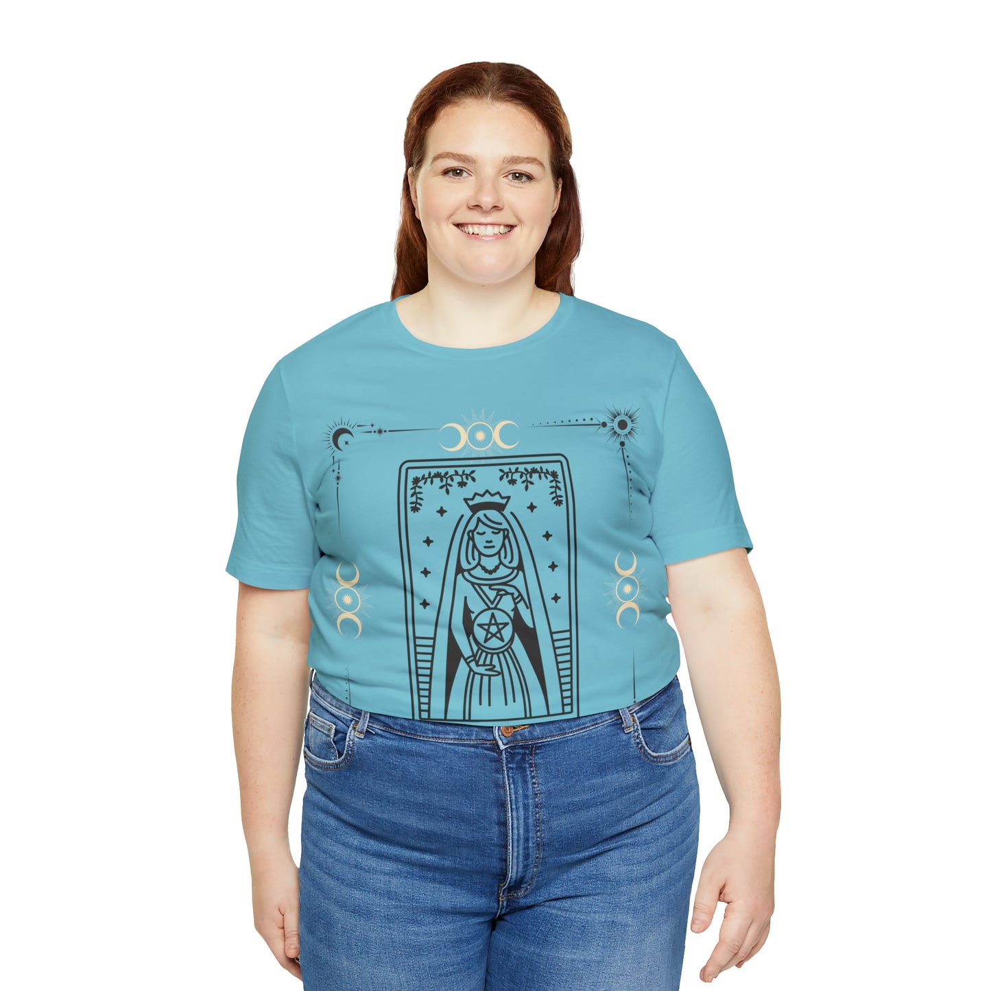 Queen of Pentacles inspired Tarot tee