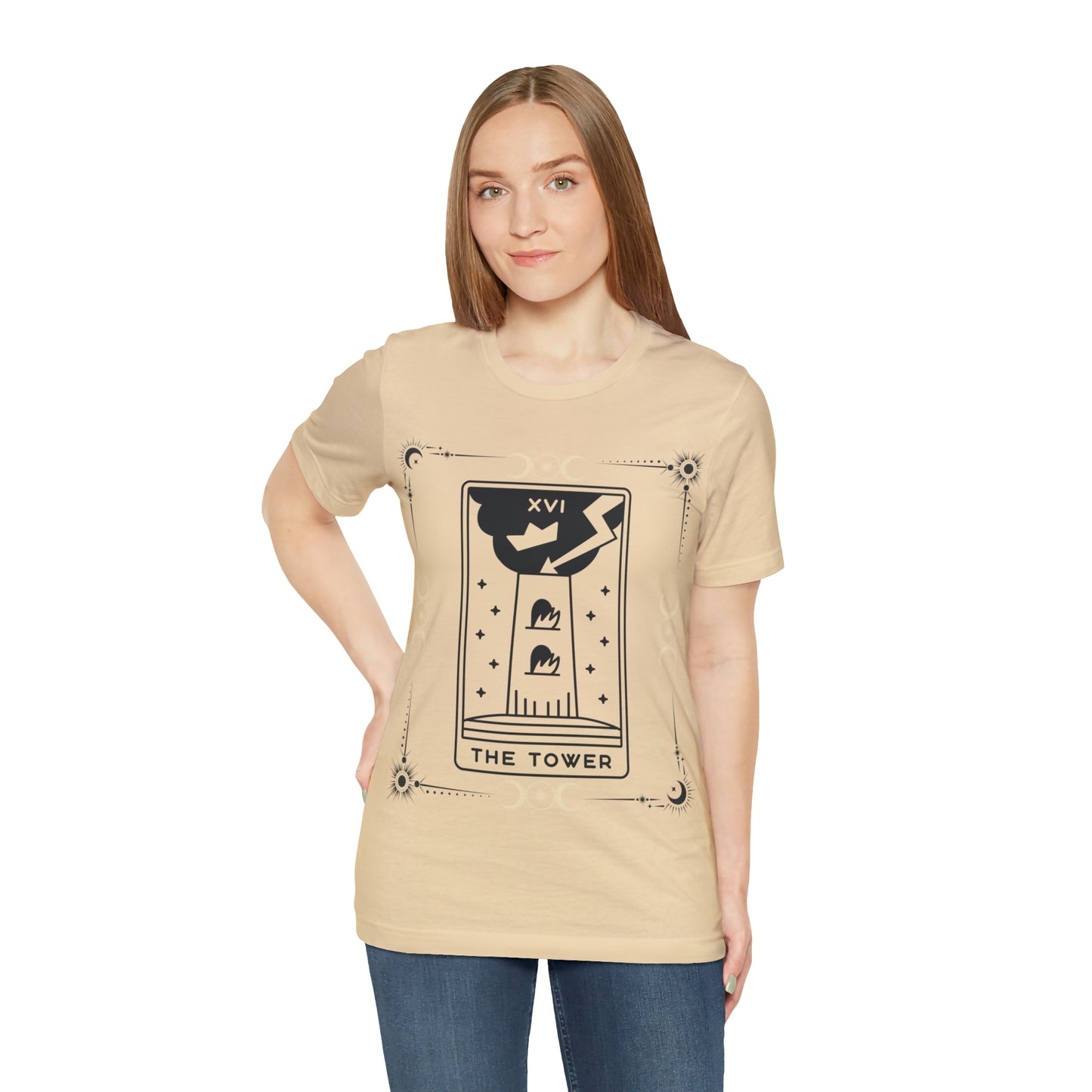 The Tower Card Tarot Inspired Tee