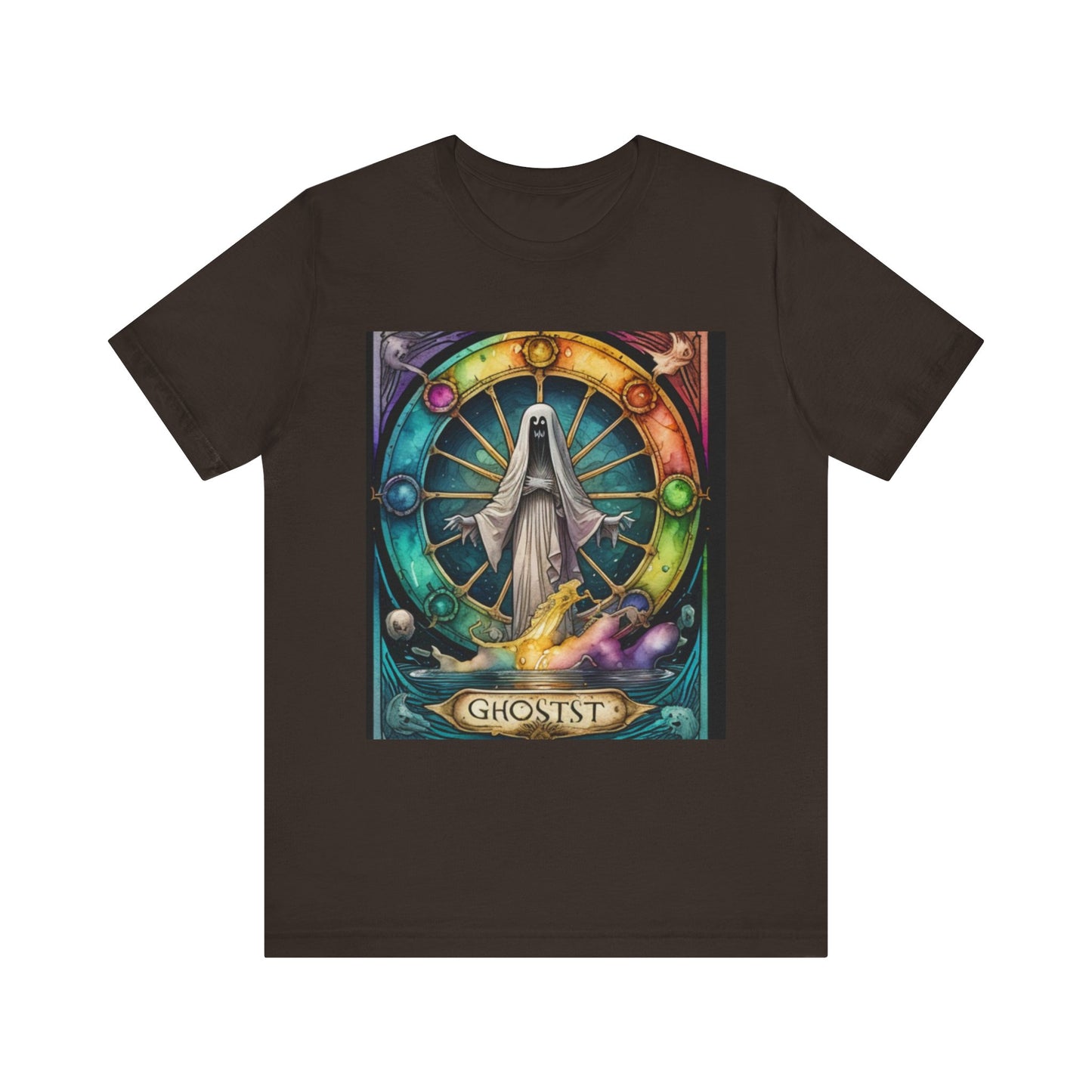 Wheel of Time Tarot Card Ghost Inspired tee