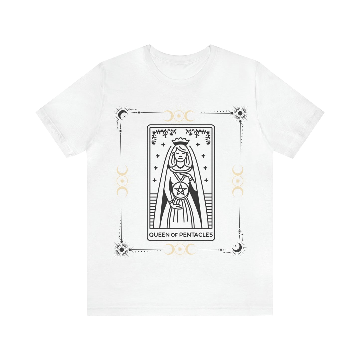 Queen of Pentacles inspired Tarot tee