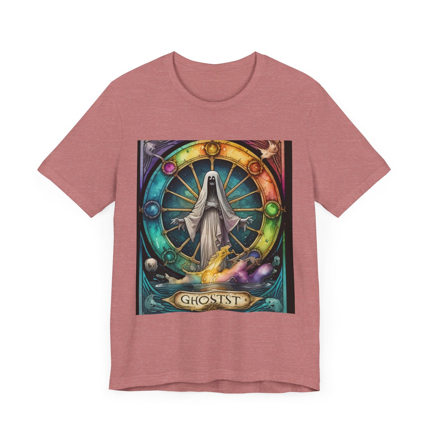 Wheel of Time Tarot Card Ghost Inspired tee