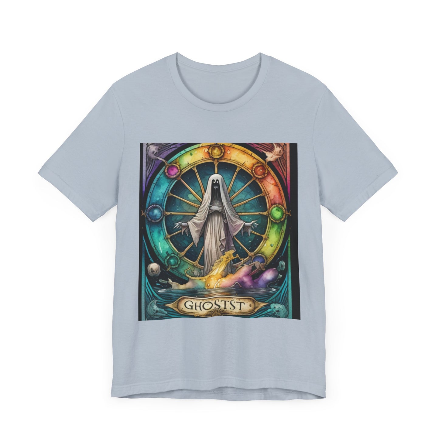 Wheel of Time Tarot Card Ghost Inspired tee