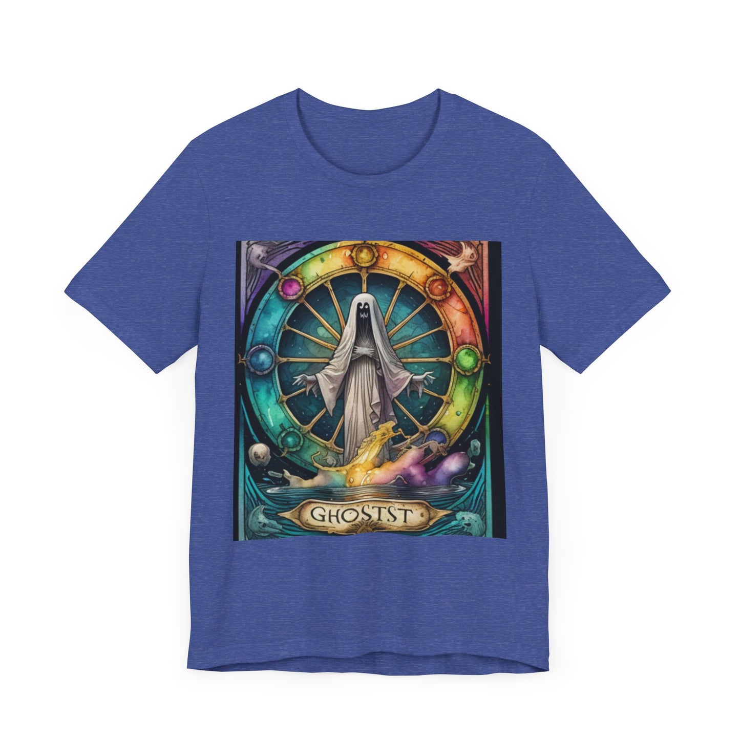 Wheel of Time Tarot Card Ghost Inspired tee