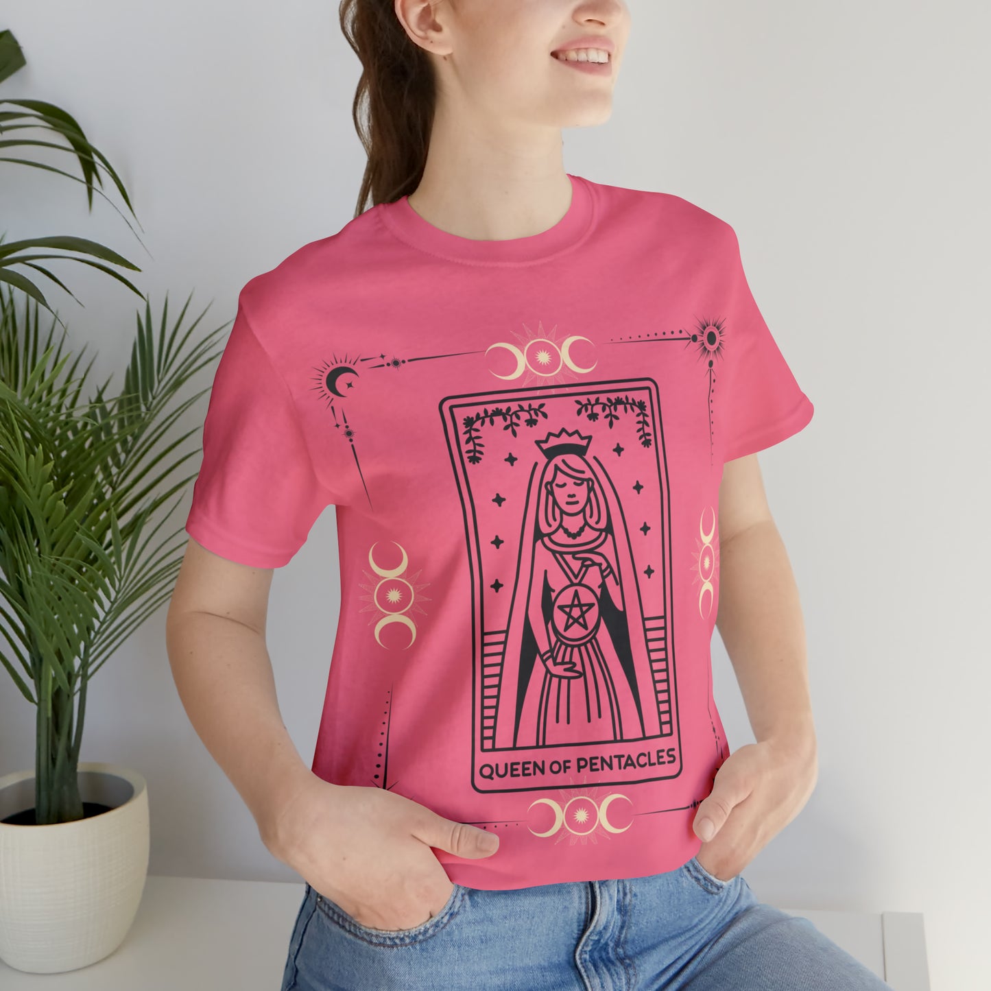 Queen of Pentacles inspired Tarot tee