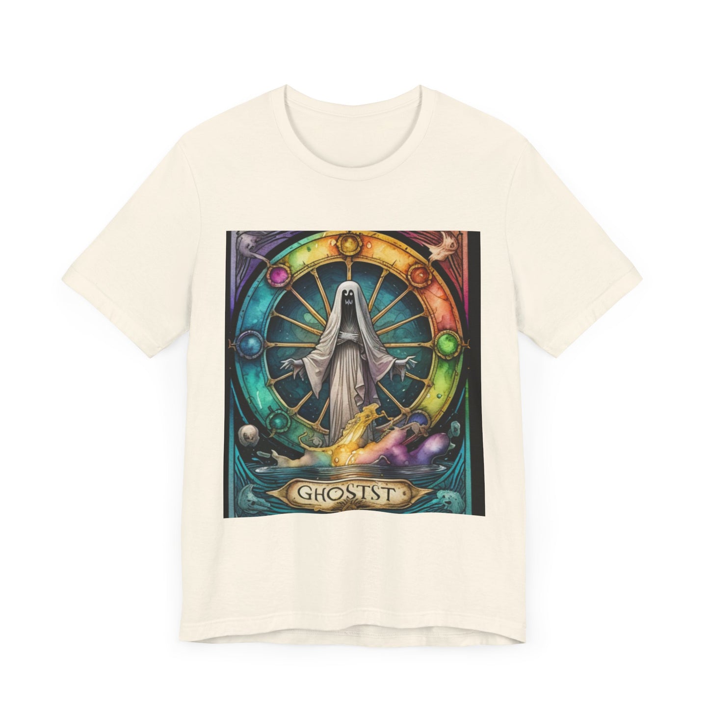 Wheel of Time Tarot Card Ghost Inspired tee