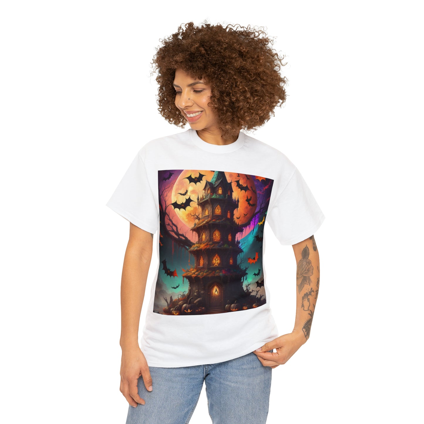 Limited Edition Halloween Tarot tee: The Tower