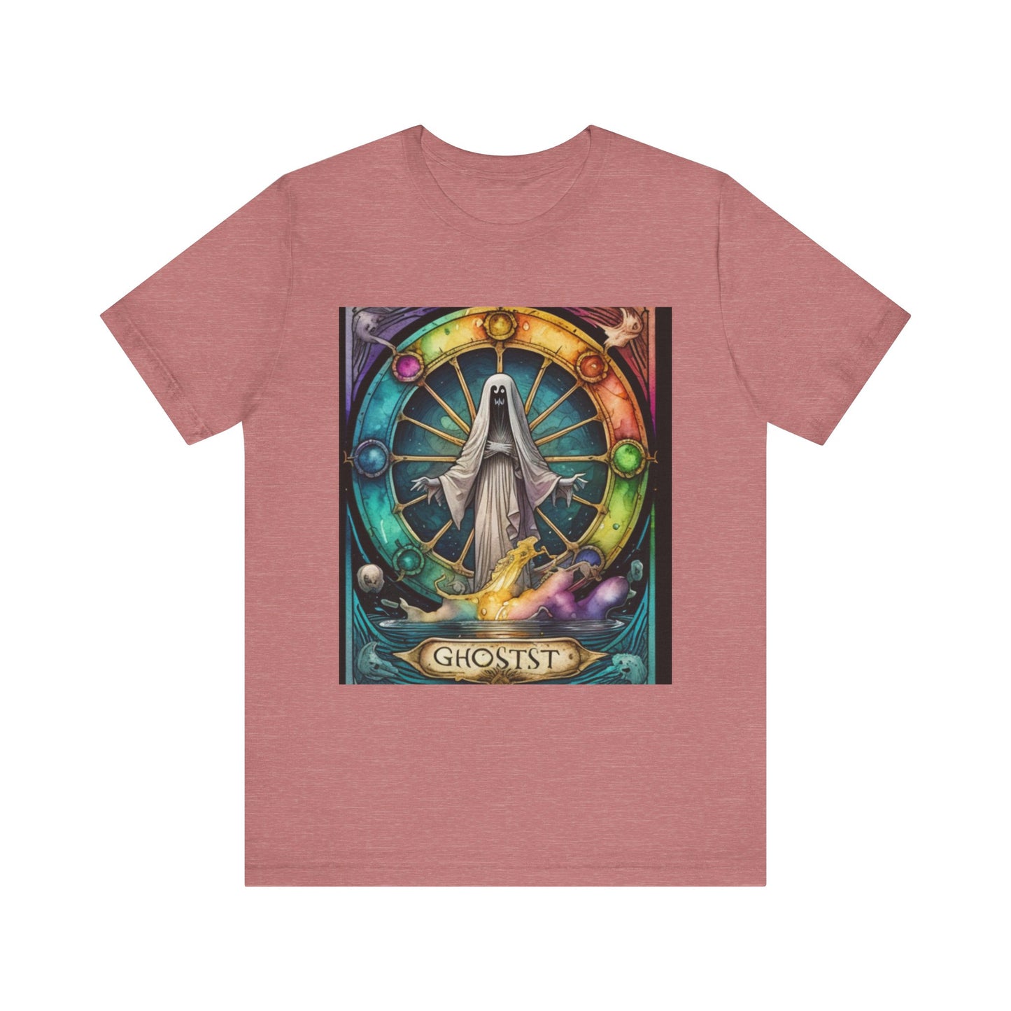 Wheel of Time Tarot Card Ghost Inspired tee