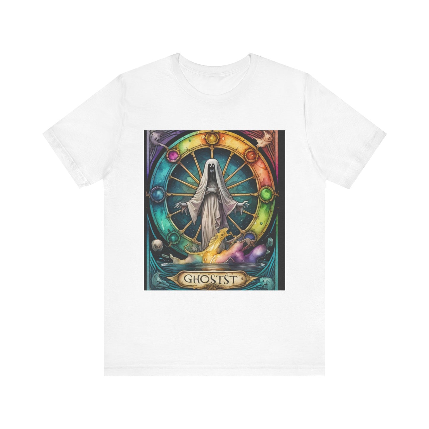 Wheel of Time Tarot Card Ghost Inspired tee