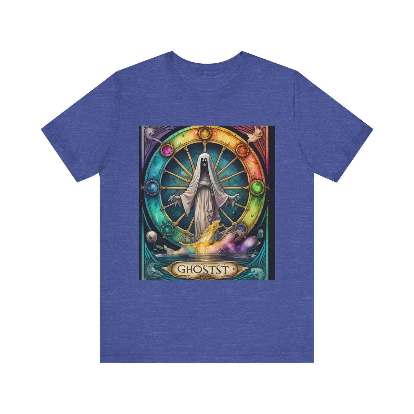 Wheel of Time Tarot Card Ghost Inspired tee