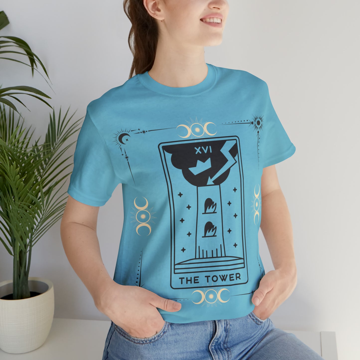 The Tower Card Tarot Inspired Tee