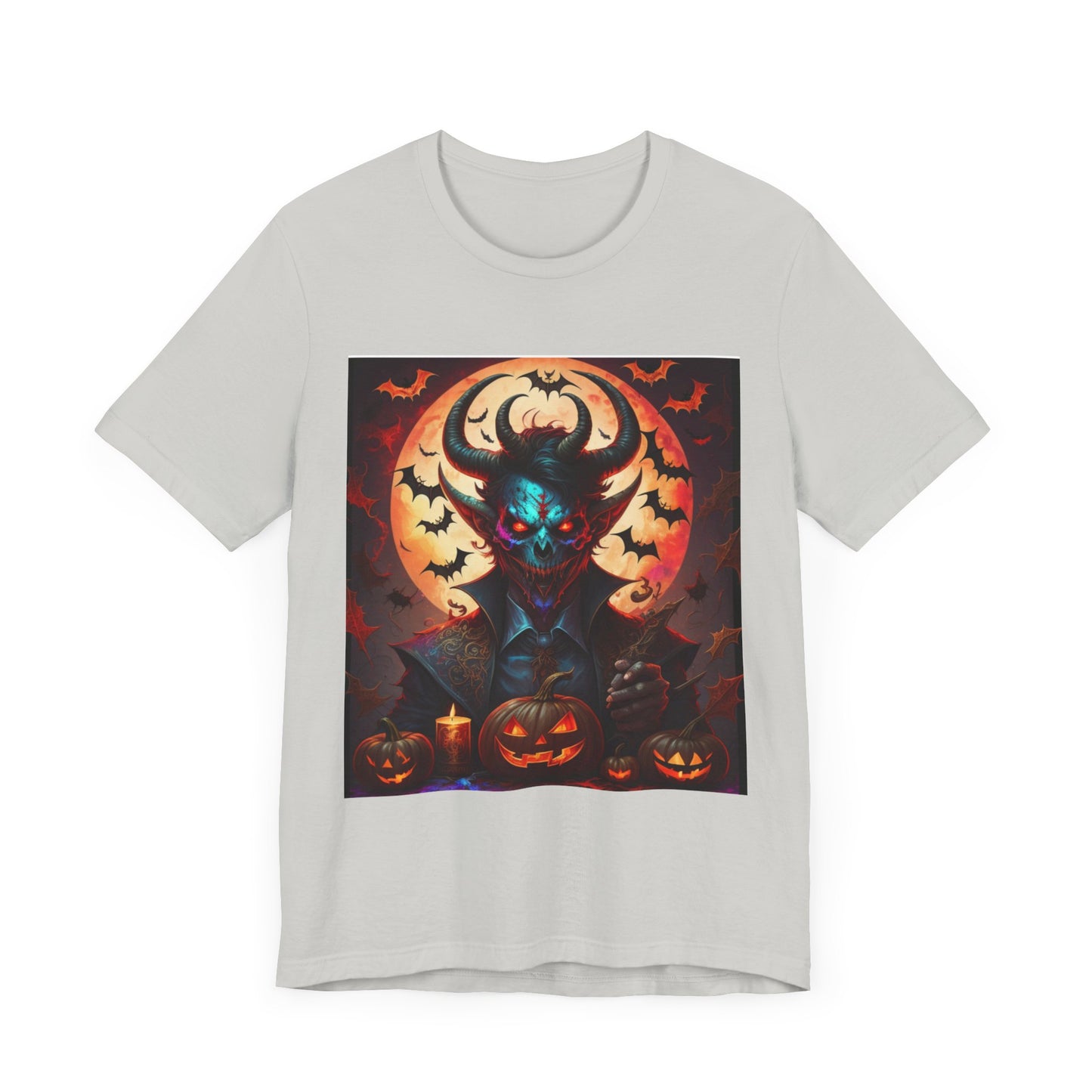 "Limited Edition Halloween Devil Tarot Card Tee: Unleash the Dark Side!"