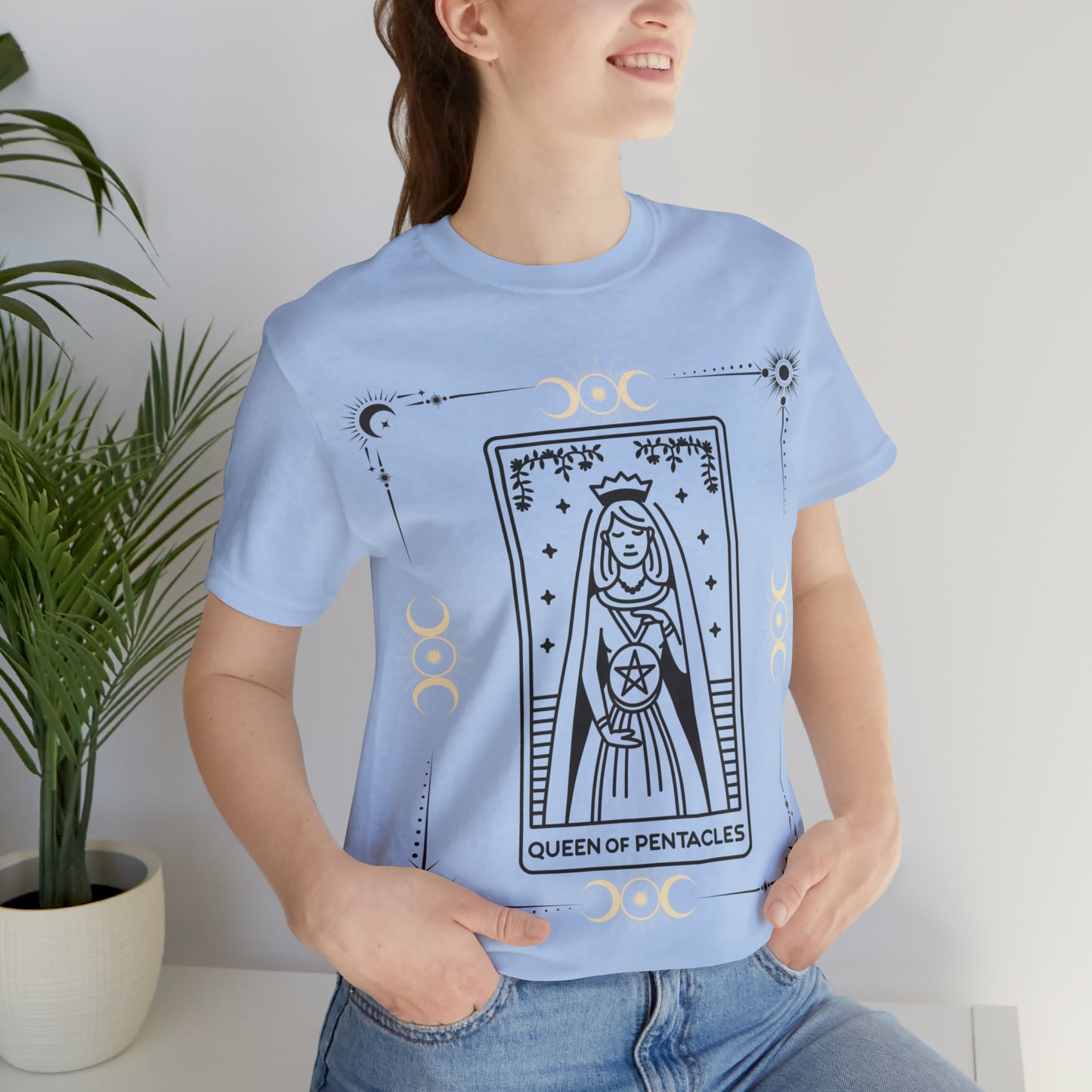 Queen of Pentacles inspired Tarot tee