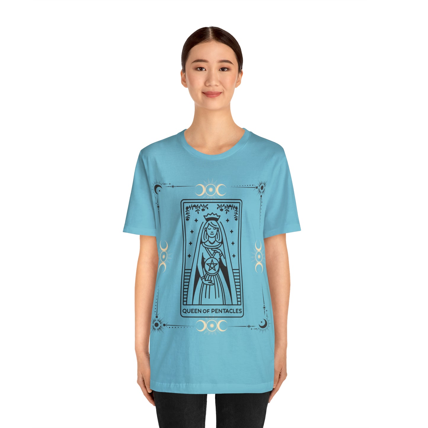 Queen of Pentacles inspired Tarot tee