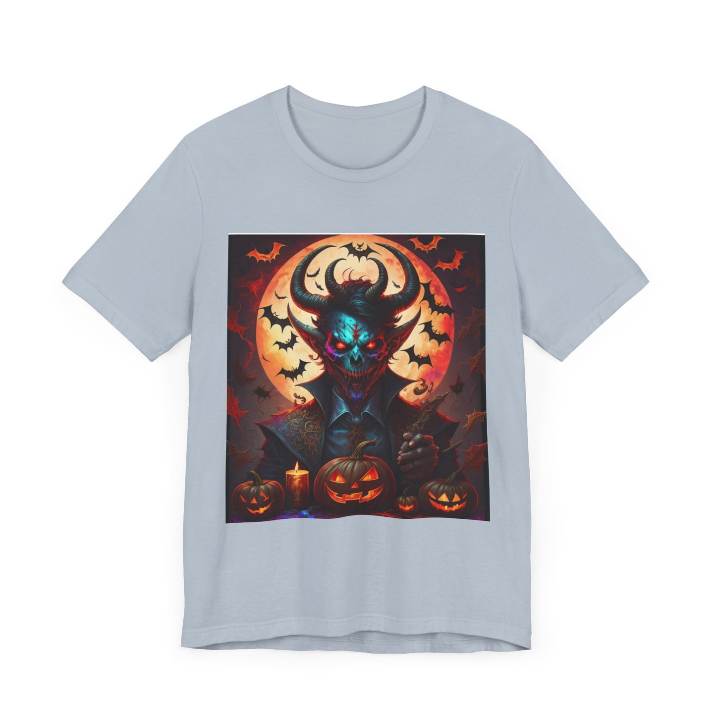 "Limited Edition Halloween Devil Tarot Card Tee: Unleash the Dark Side!"