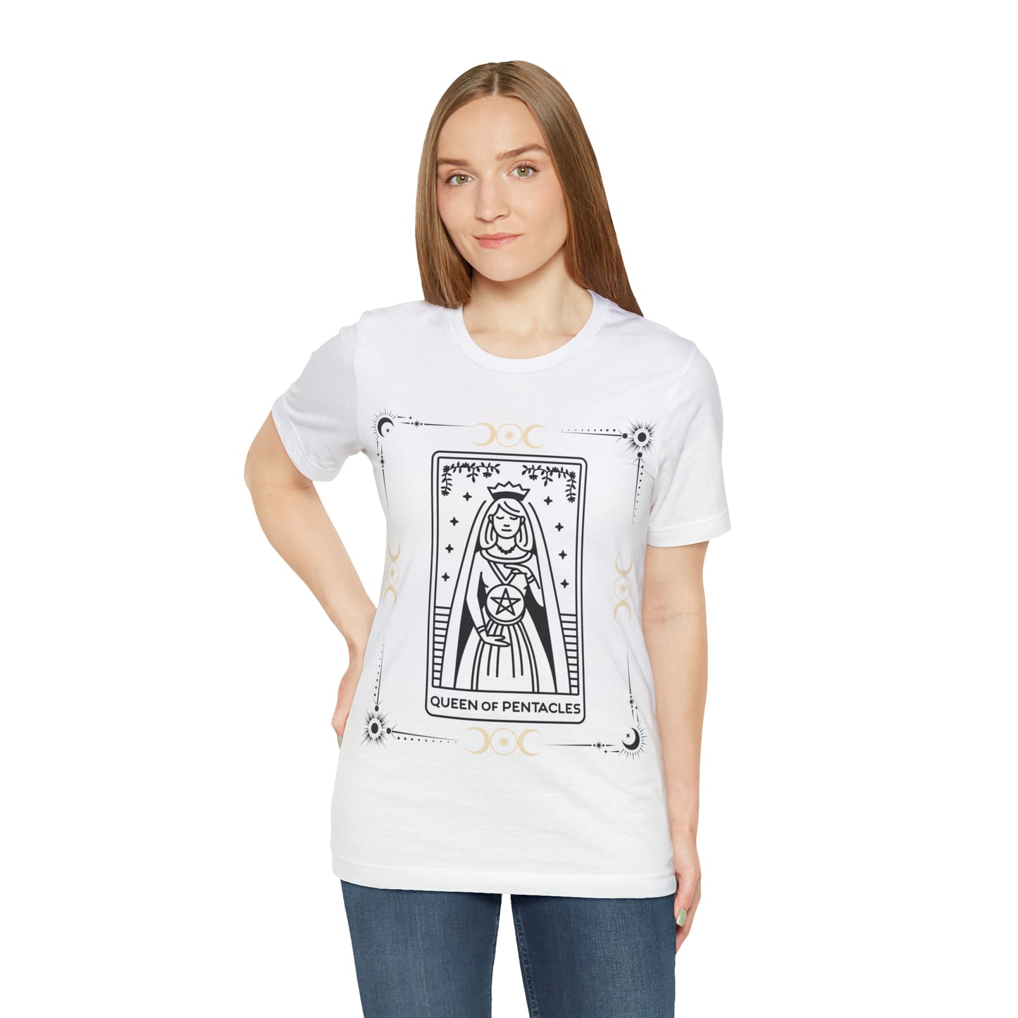 Queen of Pentacles inspired Tarot tee