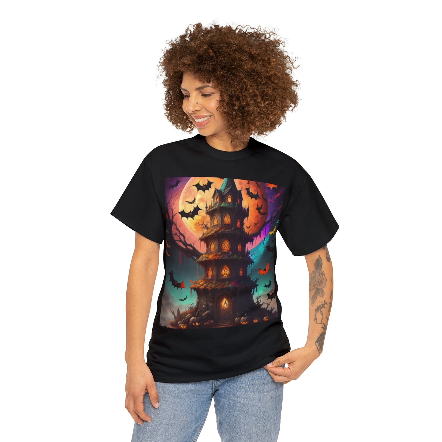 Limited Edition Halloween Tarot tee: The Tower