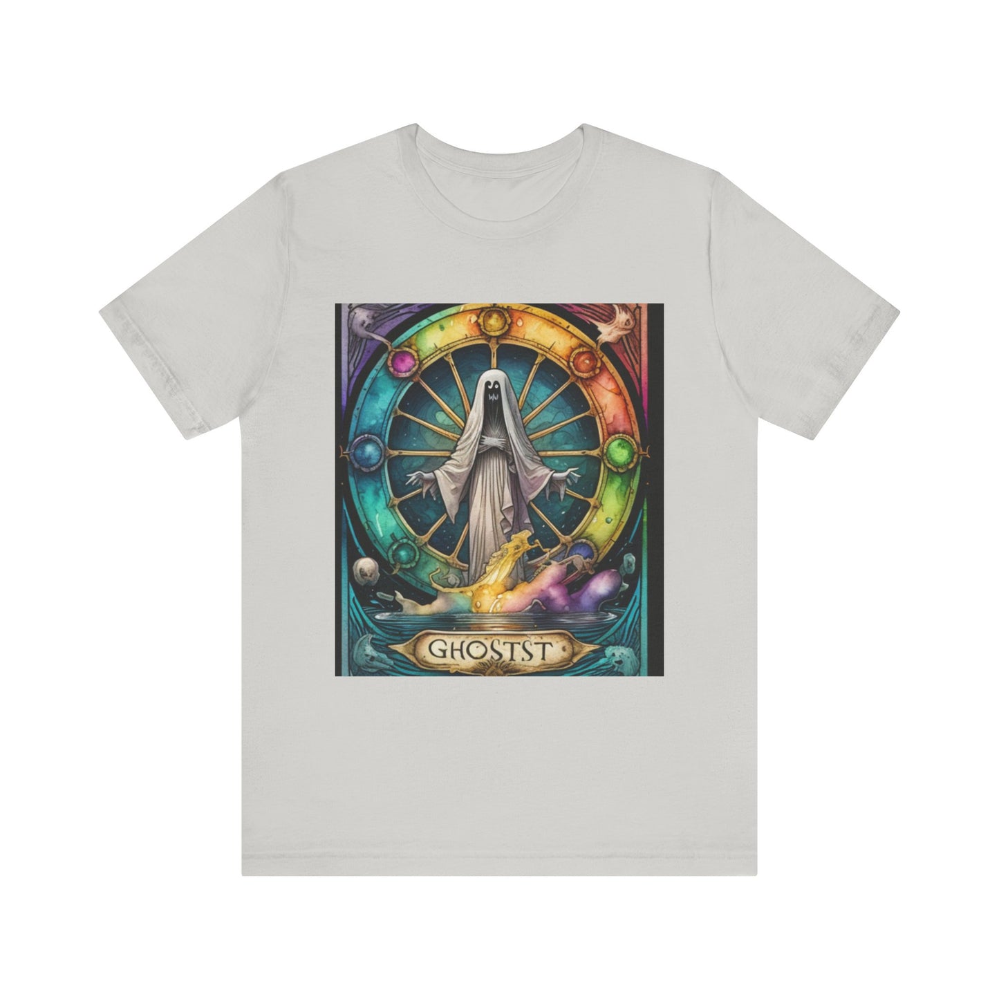 Wheel of Time Tarot Card Ghost Inspired tee