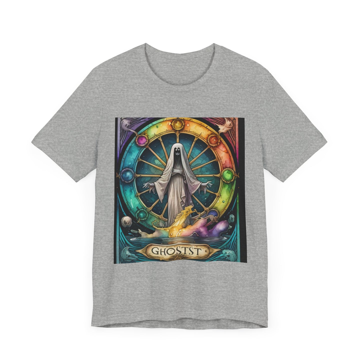 Wheel of Time Tarot Card Ghost Inspired tee