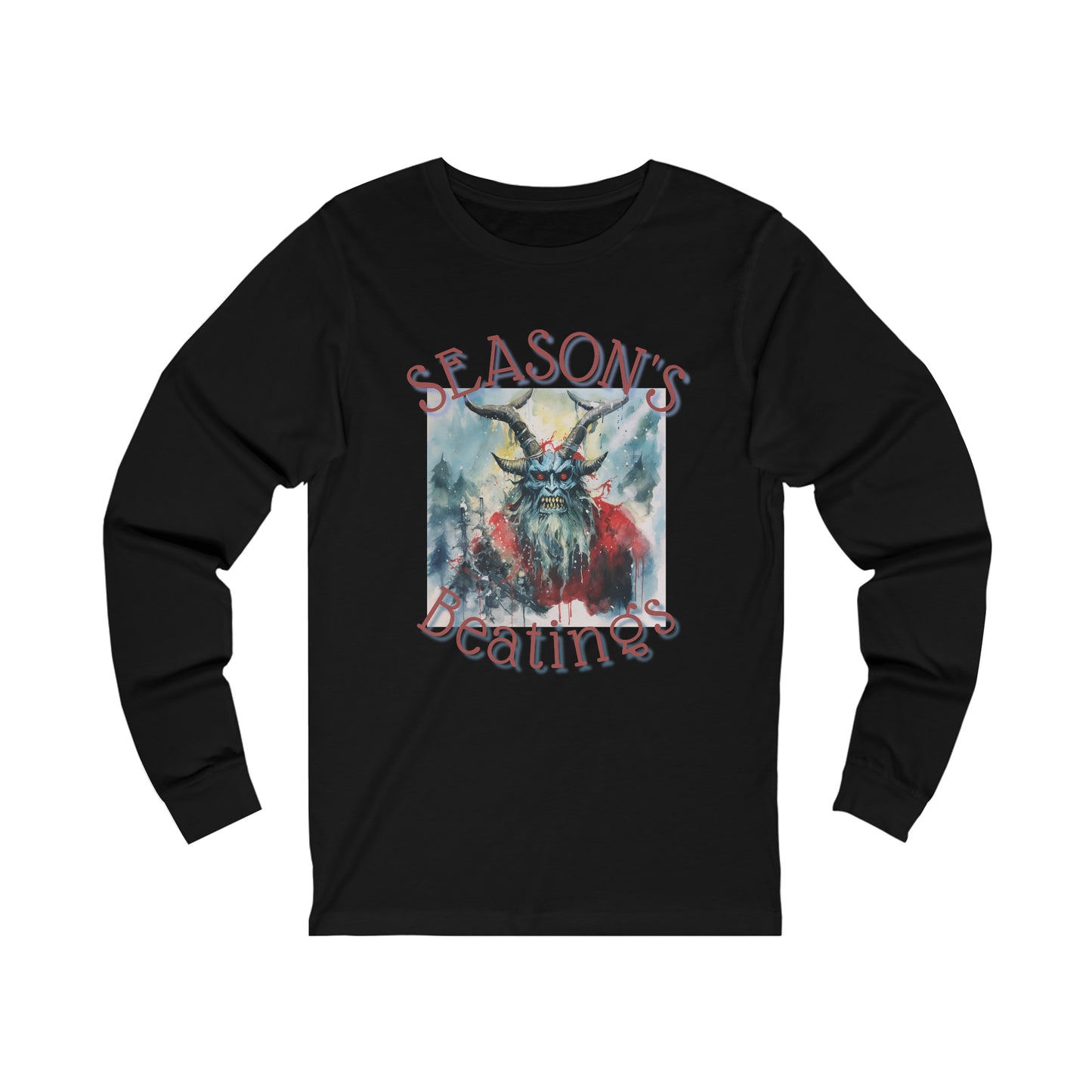 KRAMPUS 'Season's Beatings' Longsleeve tee