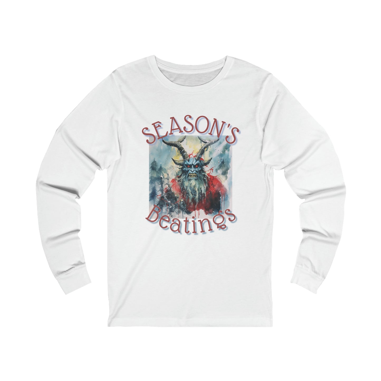 KRAMPUS 'Season's Beatings' Longsleeve tee