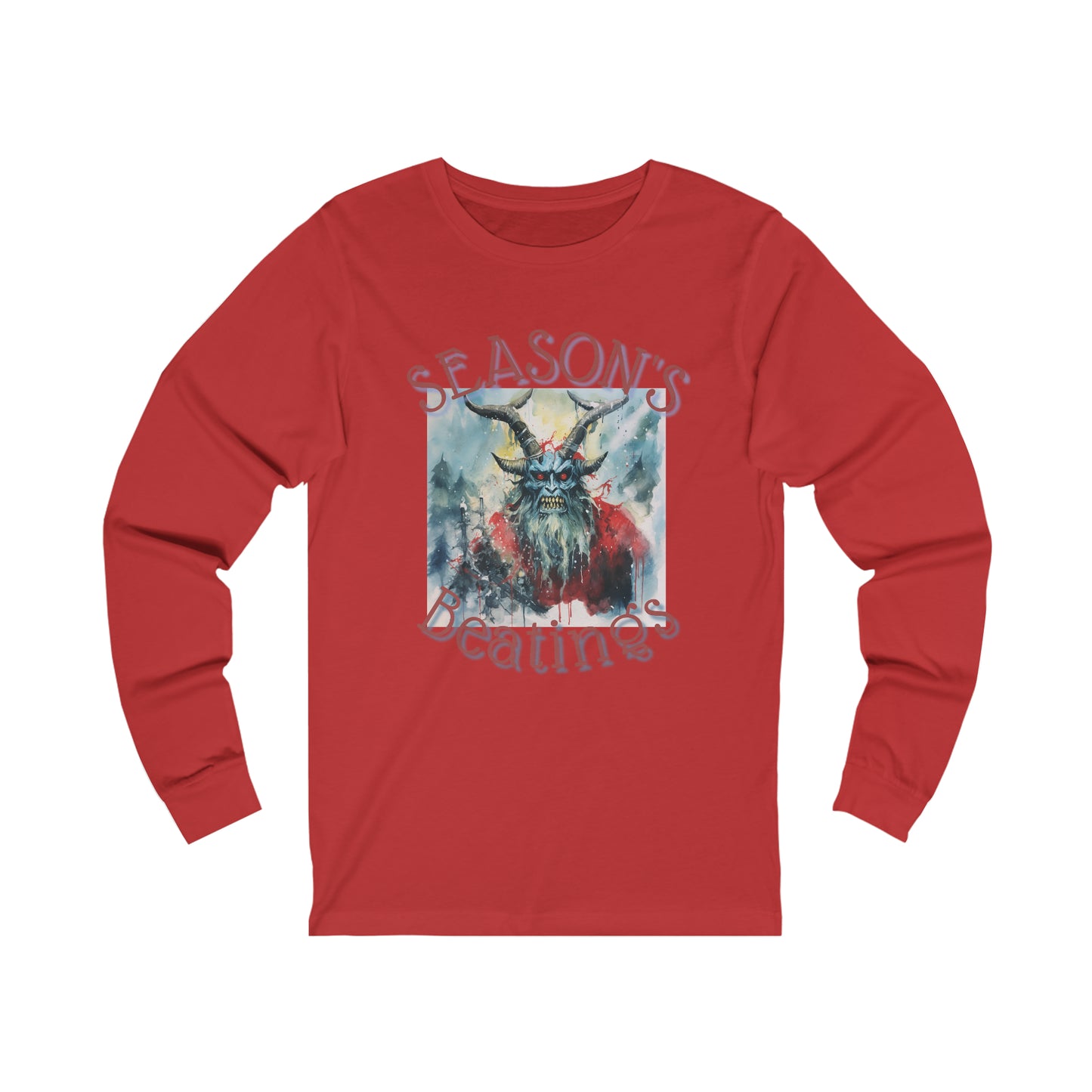 KRAMPUS 'Season's Beatings' Longsleeve tee