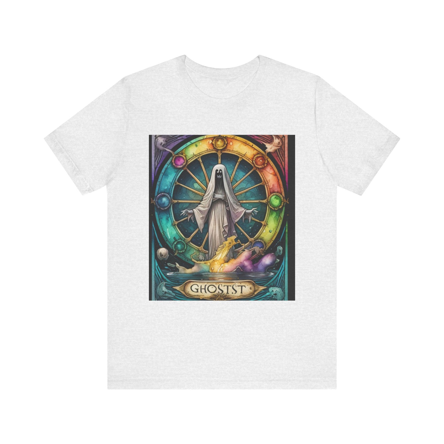 Wheel of Time Tarot Card Ghost Inspired tee