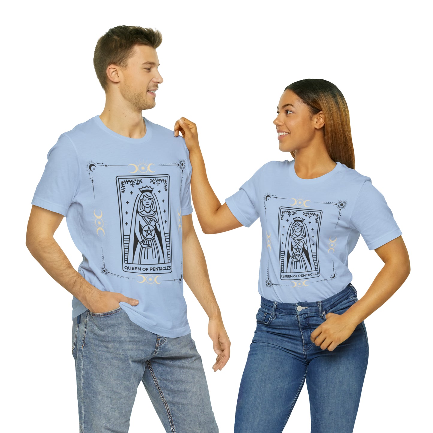 Queen of Pentacles inspired Tarot tee