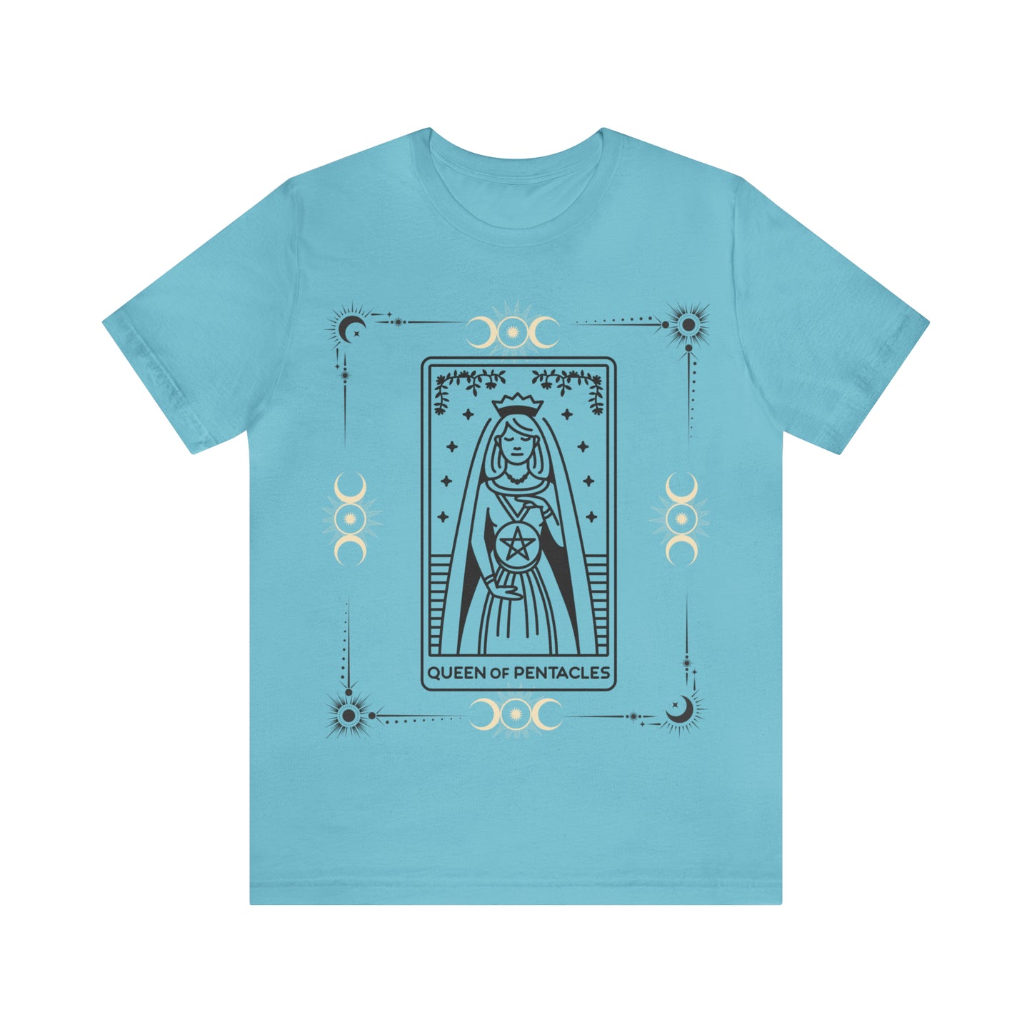 Queen of Pentacles inspired Tarot tee