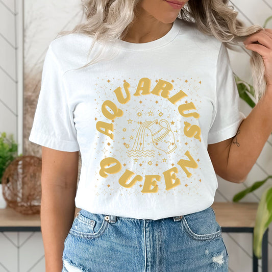 Aquarius Queen Astrology tee