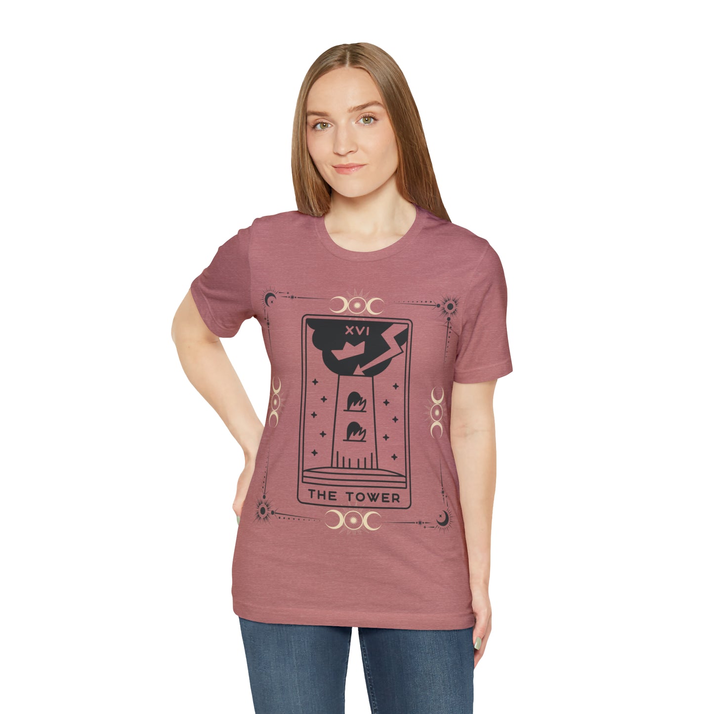 The Tower Card Tarot Inspired Tee