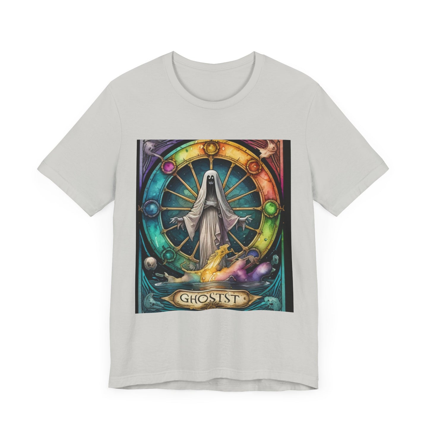 Wheel of Time Tarot Card Ghost Inspired tee