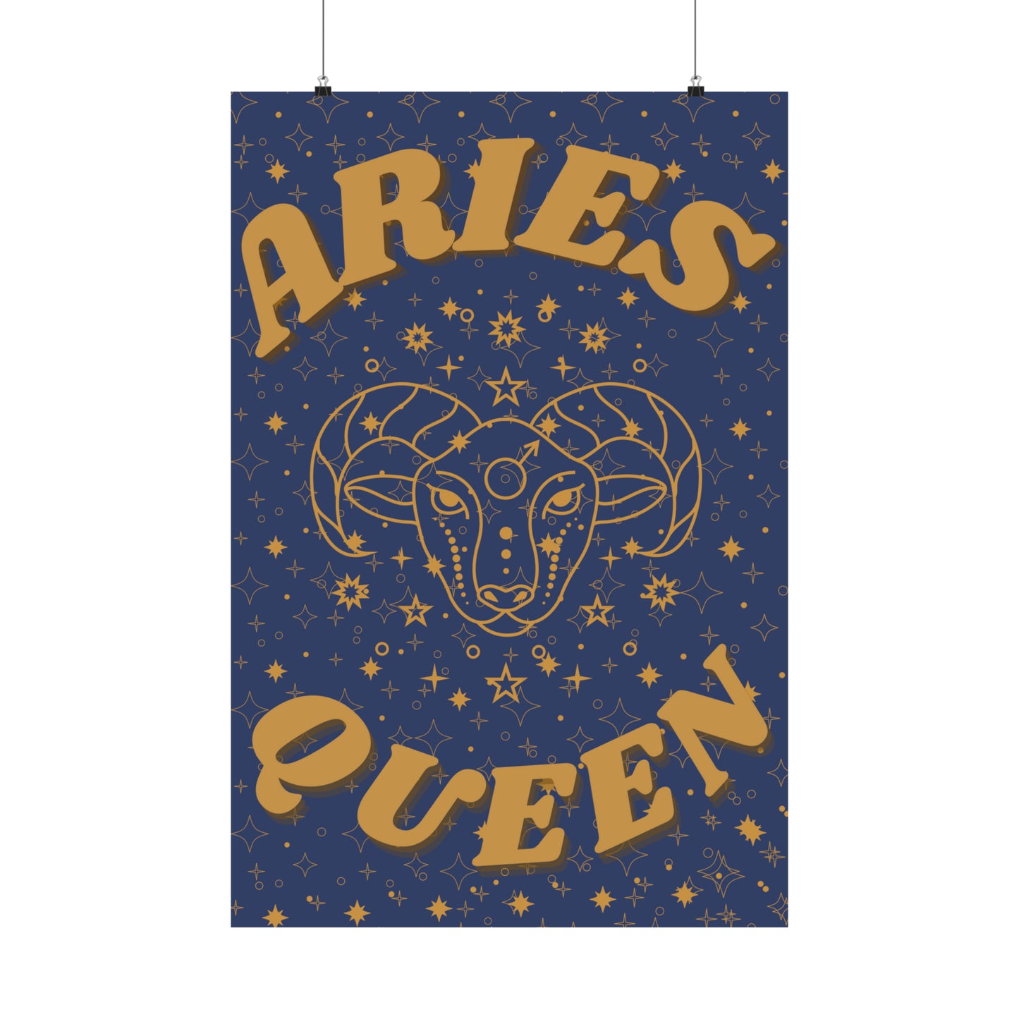 Aries Queen Poster