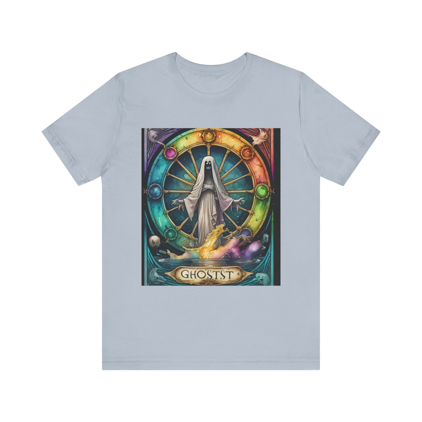 Wheel of Time Tarot Card Ghost Inspired tee