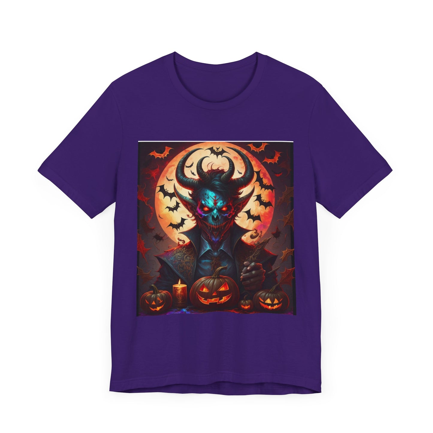 "Limited Edition Halloween Devil Tarot Card Tee: Unleash the Dark Side!"